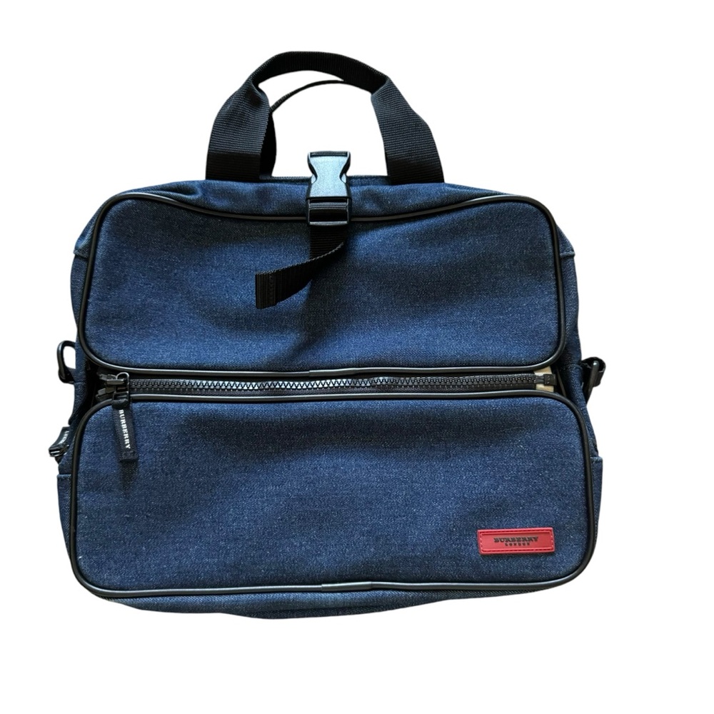 Authentic Burberry Crossbody bag in canvas.  A rare and unique luxury bag.